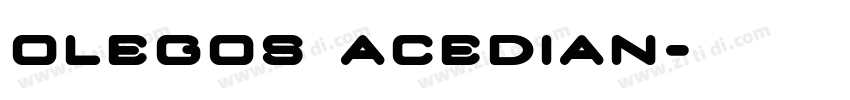 olegos acedian字体转换